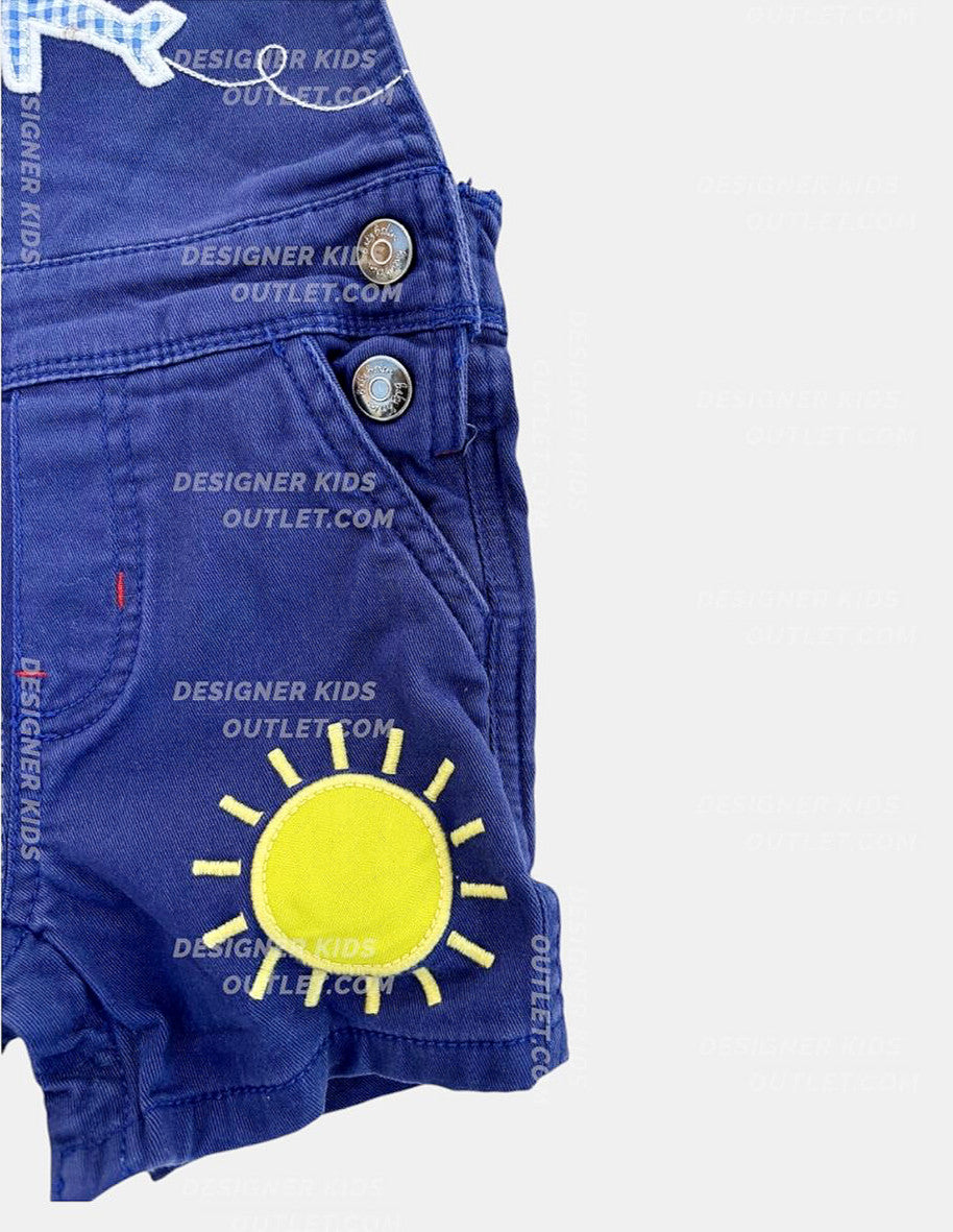 Mini Boden Sky High Adventure Airplane Dungaree Overall Baby Boden