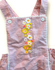 Pre-Loved Mini Baby Boden Floral Embroidered Romper Bubble