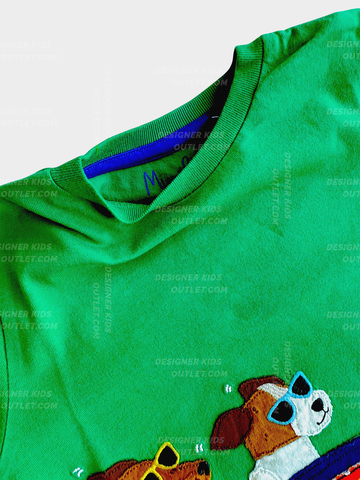 Boden T-Shirt Top Unisex Bambino Animali Verde Cotone Estate 1 Boden T-Shirt Top Unisex Bambino Animali Verde Cotone Estate 1