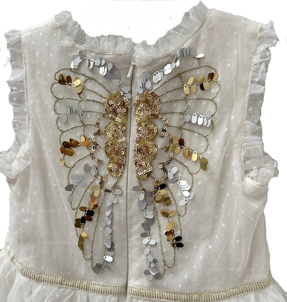 Mini Boden Angel Tulle Dress - Girls Special Occasion Dress with Wings Designer Kids Outlet Mini Boden Angel Tulle Dress - Girls Special Occasion Dress with Wings Designer Kids Outlet