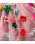 NWOT Mini Boden Kids' Floral Embellished Tulle Skirt