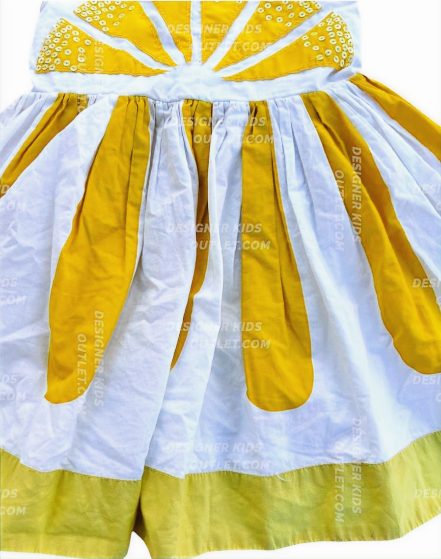 mini boden lemon dress Mini Boden Girls' Lemon Embellished Dress, Yellow