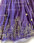 Mini Boden Harry Potter Hogwarts Enchanted Tulle Dress - Plum Jam Purple
