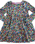 Pre-Loved Mini Boden Petite Garden Floral Pattern Dress Long Sleeve