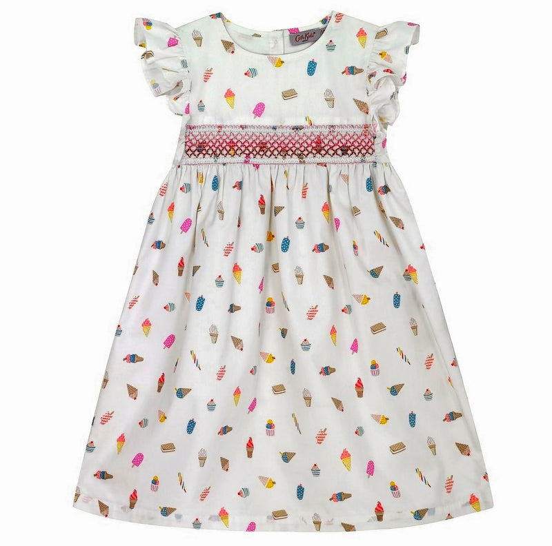 white christmas dresses Mini Baby Boden Girls Jersey Pink Lemonade Ice Creams Summer Dress And  Knickers Play Set – Designer Kids Outlet main image 1