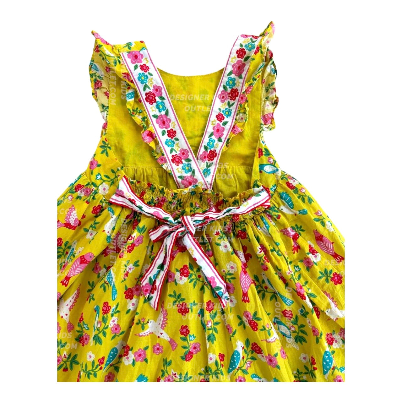 mini boden bow back dress Boden Girls Clover Bow Back Jersey Dress