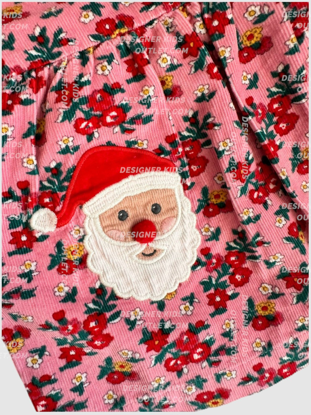 NWT Mini Boden Winter Wonderland Santa Dress in Blush Pink Designer Kids Outlet NWT Mini Boden Winter Wonderland Santa Dress in Blush Pink Designer Kids Outlet