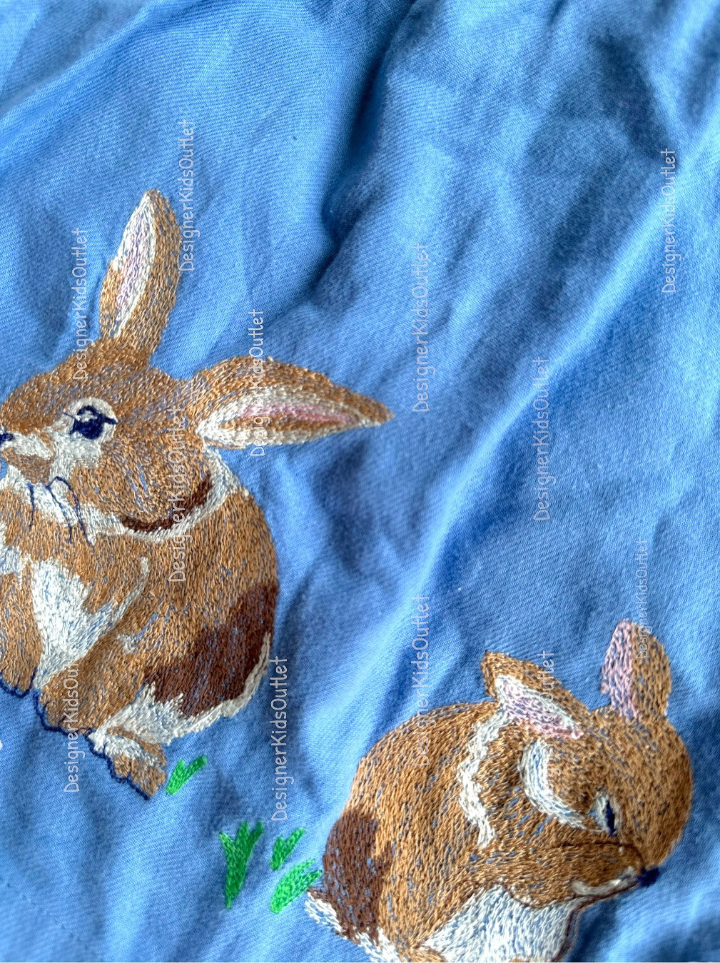 Mini Boden Nostalgic Woven Dress Riviera Blue Bunnies Baby Girl Easter Designer Kids Outlet Mini Boden Nostalgic Woven Dress Riviera Blue Bunnies Baby Girl Easter Designer Kids Outlet