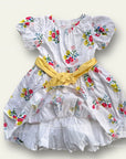 Pre-Loved Mini Boden Bow Woven Dress - Floral Print