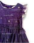 Mini Boden Harry Potter Hogwarts Enchanted Tulle Dress - Plum Jam Purple