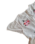 Pre-Loved Mini Boden Girls Appliqué Flowers Tulle Dress
