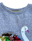 NWT Mini Boden Rainbow Swan Celebration Dress