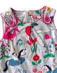Pre-Loved Mini Boden Fairlytale Dragon Corduroy Pinnie