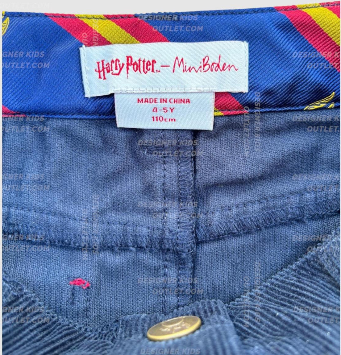 NWOT Mini Boden Harry Porter Magical Stars Cord Skirt