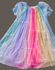 Mini Boden Girls Pastel Rainbow Dream Tulle Dress
