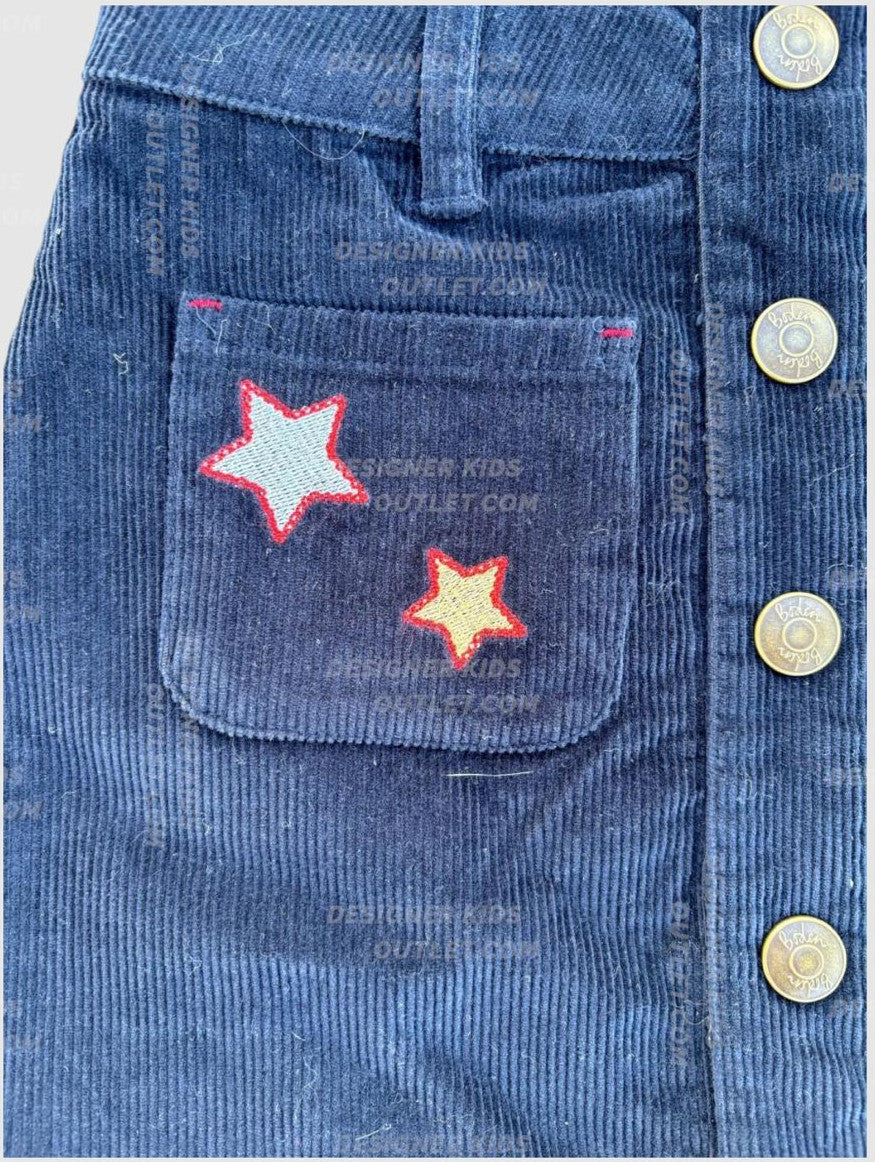 NWOT Mini Boden Harry Porter Magical Stars Cord Skirt