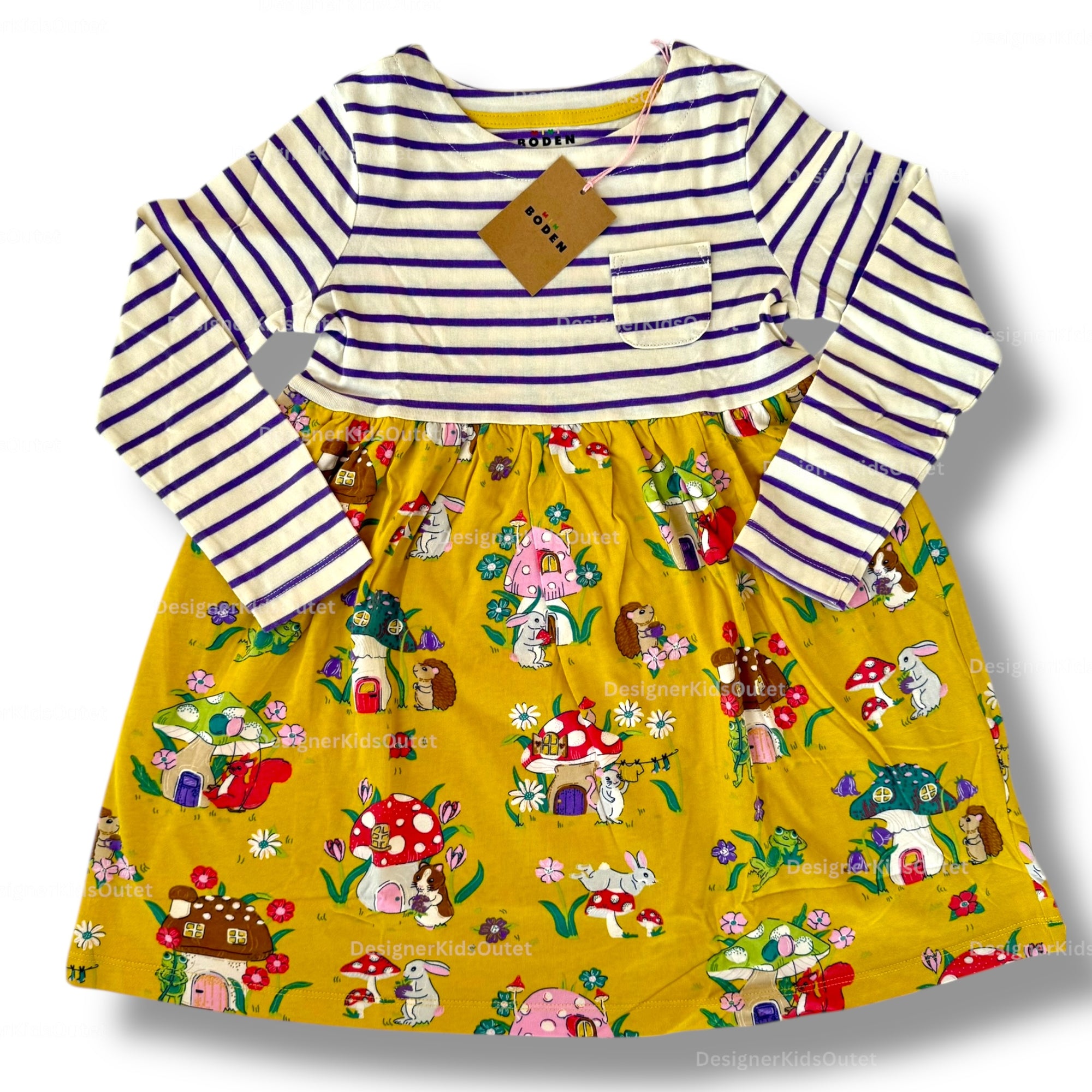 mini boden long sleeve dress Mini Boden Kids' Floral Long Sleeve Jersey Dress In Berry Purple Orchard